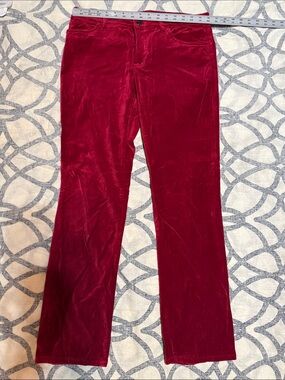 women’s Lauren Ralph Lauren  Red Velvet Corduroy size 8 Pants